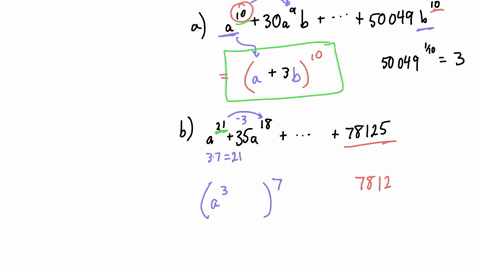 3-express-the-following-expansions-as-a-binomial-in-the-form-abn-leave-clear-evidence-of-your-reasoning-3-marks-each-a-a1030-a9-b405-a8-b2ldots59049-b10-b-a2135-a18525-a15ldots78125-c-w20-40-v-w16640