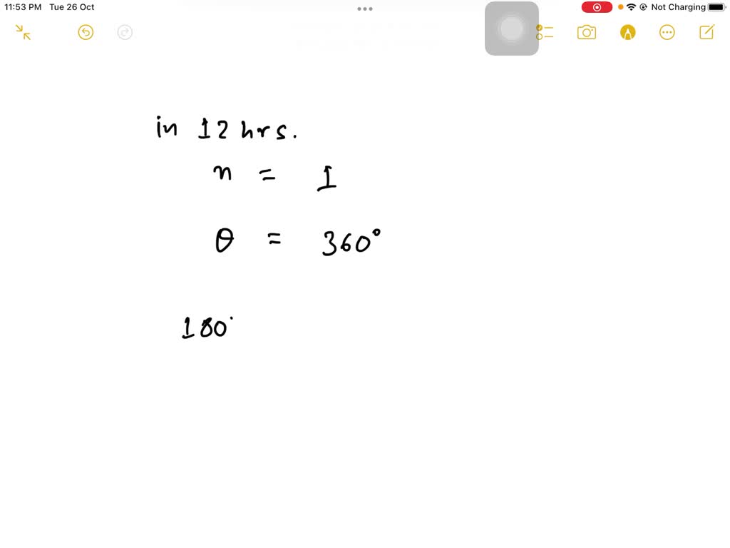 SOLVED Through how many radians will the hour hand on a clock rotate