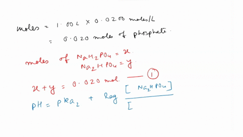 phosphoric-acid-is-a-triprotic-acid-with-the-following-pka-values-pka12148-pka27198-pka312375-you-wish-to-prepare-1000-l-of-a-00200-m-phosphate-buffer-at-ph-7640-to-do-this-you-choose-to-mix-35069