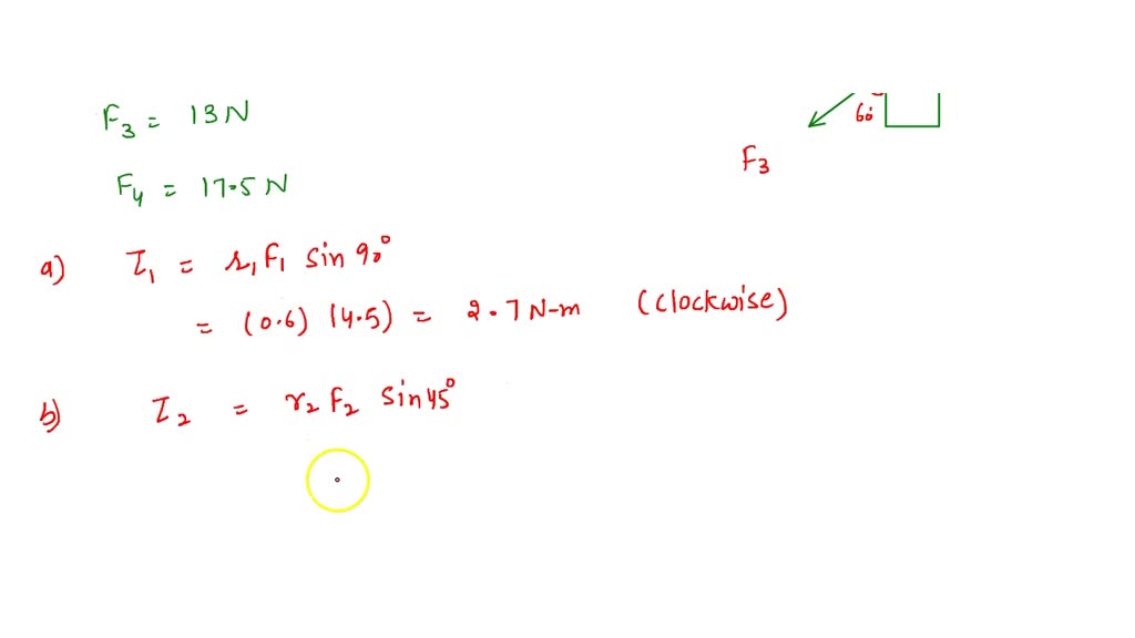 Solved A unitom rod AB of length L=900 mm and mass 4 kg is