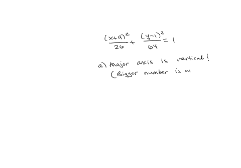 27-an-ellipse-has-the-equation-fracx9236fracy-12641-a-is-the-major-axis-horizontal-or-vertical-b-find-the-foci-of-the-ellipse