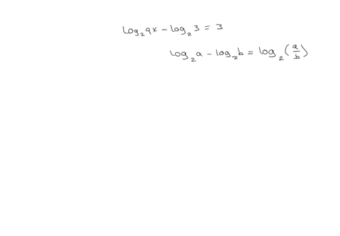 what-is-the-solution-to-log-subscript-2-baseline-9-x-minus-log-subscript-2-baseline-3-3-04486