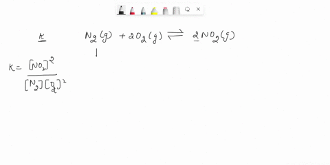 18-calculate-the-value-of-the-equilibrium-constant-for-the-reaction-n2g-2o2g-2no2g-if-the-concentrations-of-the-species-at-equilibrium-are-n2-00015-o2-00021-and-no2-00096-keq-18673
