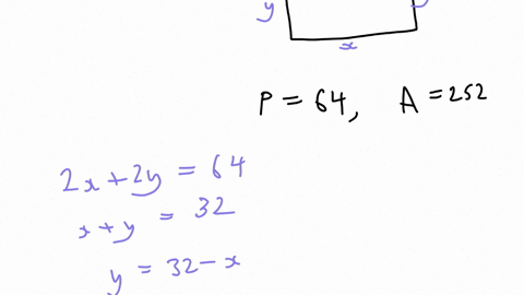 a-rectangle-has-a-perimeter-of-64-feet-and-its-area-is-252-sq-feet-find-the-dimensions-of-this-rectangle-for-the-purposes-of-this-problem-only-the-width-is-shorter-than-the-length-54047