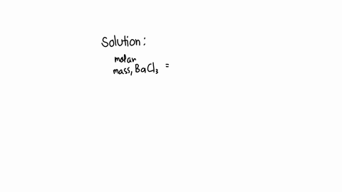 what-is-the-mole-mass-of-barium-chloride-bacl3-17518