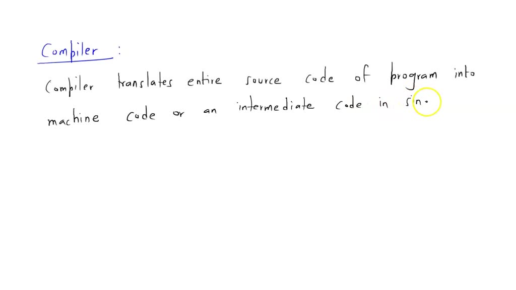 VIDEO solution: The main differences between Scripting and Compiled ...