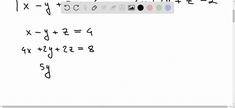 solve-the-given-linear-system-by-the-method-of-elimination-beginaligned-3-x2-yz-2-4-x2-y2-z-8-x-yz-4-03965