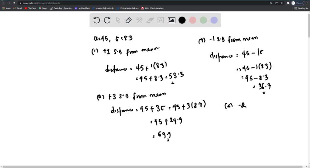 solved-a-set-of-data-with-a-mean-of-45-and-a-standard-deviation-of-8-3