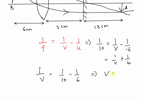 a-1-cm-tall-object-sits-6cm-to-the-left-of-a-converging-lens-f-10-cm-a-flat-plane-mirror-sits-2-cm-to-the-right-of-the-lens-light-passes-through-the-lens-reflects-off-the-mirror-then-back-th-36918