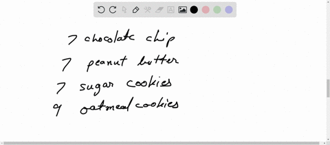 kelsey-buys-a-bag-of-cookies-that-contains-7-chocolate-chip-cookies-7-peanut-butter-cookies-7-sugar-cookies-and-9-oatmeal-cookies-what-is-the-probability-that-kelsey-randomly-selects-an-oatmeal-cookie
