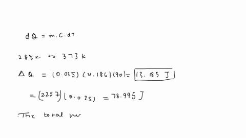 two-questions-1-how-much-heat-is-needed-to-boil-away-35-g-of-water-initially-at-10-c-the-specific-heat-and-heat-of-vaporization-of-water-at-4186-kjkgc-and-2257-kjkg-respectively-2-one-mole-o-35314