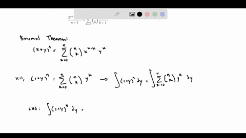 prove-that-for-all-positive-integers-n-we-have-that-frac2n1-1n1-sum_k0n-binomnk-frac1k1-textbfhint-use-the-binomial-theorem-on-x-1n-and-antiderivatives