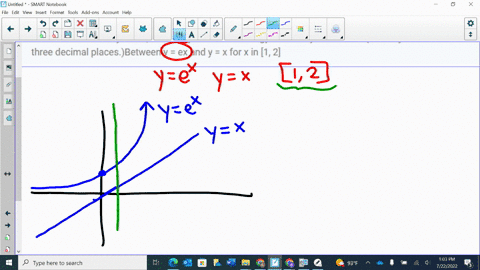 find-the-area-of-the-indicated-region-we-suggest-you-graph-the-curves-to-check-whether-one-is-above-the-other-or-whether-they-cross-and-that-you-use-technology-to-check-your-answer-round-you-34483