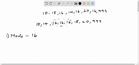 calculate-the-mode-mean-and-median-of-the-following-data-10-18-16-14-16-20-16-999-mode-mean-median-which-measure-of-center-does-not-work-well-here-a-median-b-mode-c-mean-d-all-of-the-above-03565