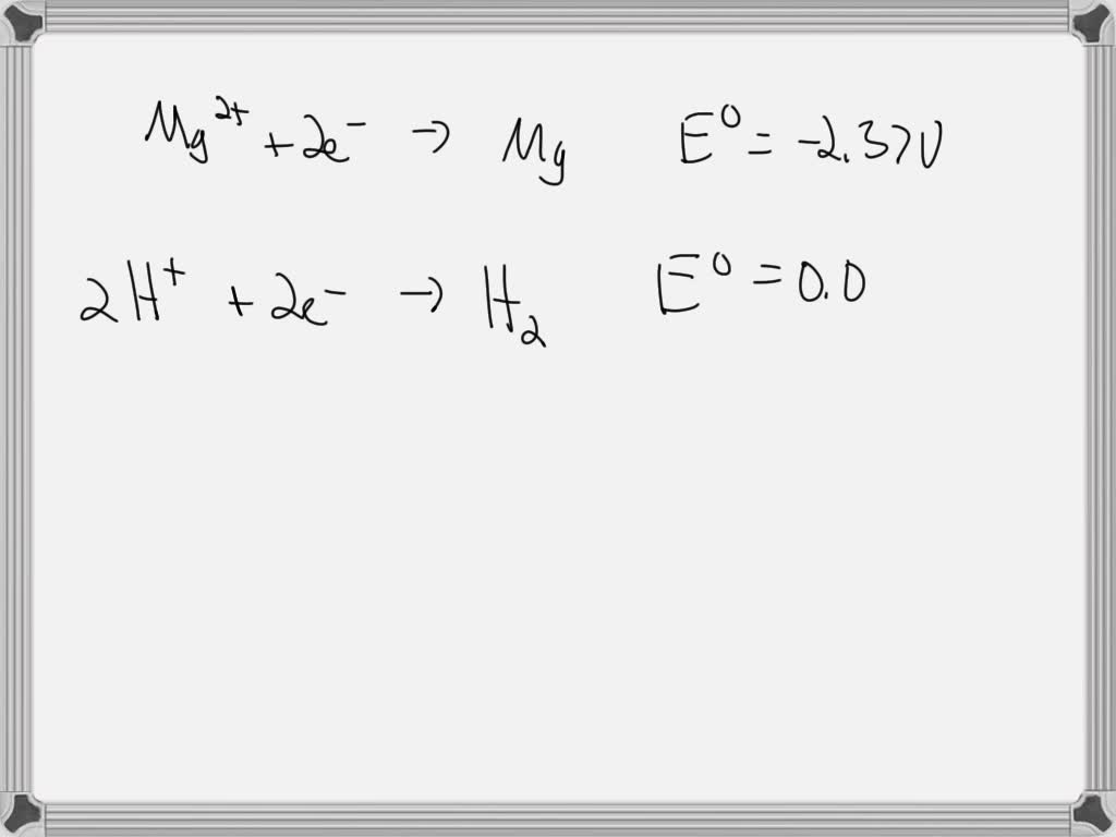 SOLVED A voltaic cell consists of a standard hydrogen electrode and a
