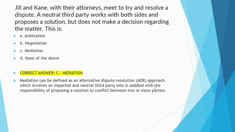 jill-and-kane-with-their-attorneys-meet-to-try-and-resolve-a-dispute-a-neutral-third-party-works-with-both-sides-and-proposes-a-solution-but-does-not-make-a-decision-regarding-the-matter-thi-30498