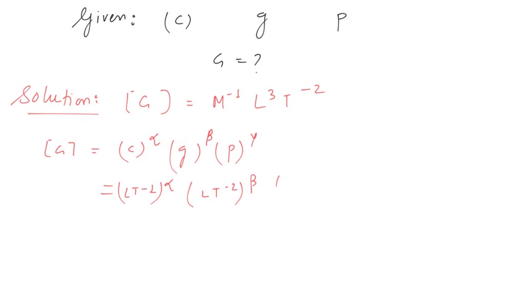 Dimensional Formula Of Gravitational Constant