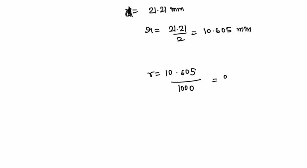 SOLVED: A coin has a diameter of 21.21 millimeters, a thickness of 1.95 ...