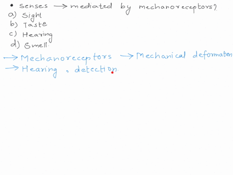 which-of-the-following-senses-is-mediated-by-mechanoreceptors-a-sight-b-taste-c-hearing-d-smell-3-which-of-the-following-senses-is-mediated-by-mechanoreceptors-0la-sight-oib-taste-c-hearing-93492
