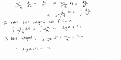 point-to-solve-the-separable-differential-equation-dy-y-6-dx-2y-we-must-find-two-separate-integrals-dy-and-dx-the-first-integral-we-integrate-by-substitution-du-solving-for-y-we-get-one-posi-00412