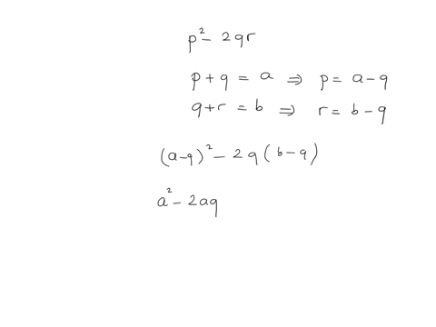 what-is-the-value-of-p2-2qr-if-value-of-pq-and-qr-are-given