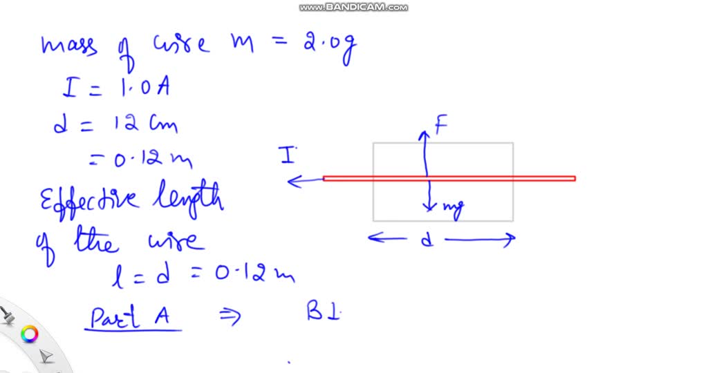 solved-part-a-what-magnetic-field-strength-will-levitate-the-2-0-g