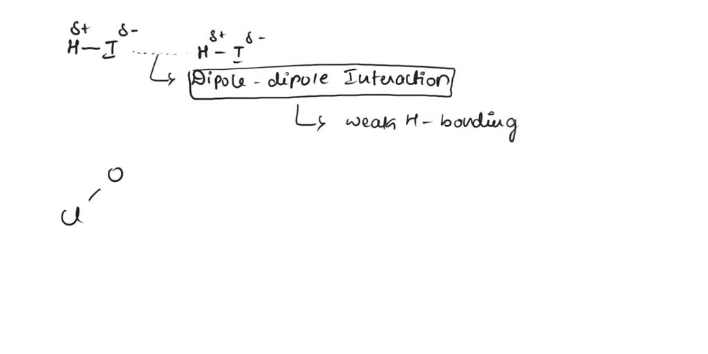 SOLVED What kind of intermolecular forces act between a hydrogen