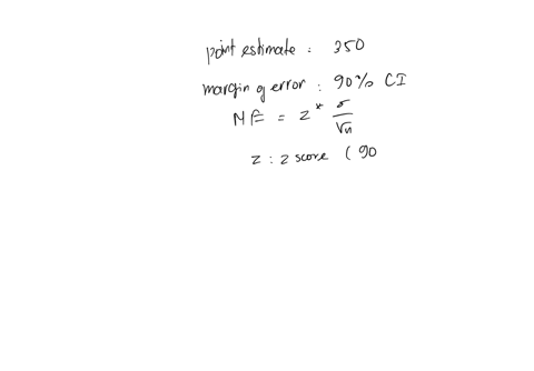 suppose-that-a-population-is-being-studied-that-has-a-known-standard-deviation-of-35-further-suppose-a-sample-of-size-75-is-taken-resulting-in-a-sample-mean-of-350-determine-the-point-estima-64208