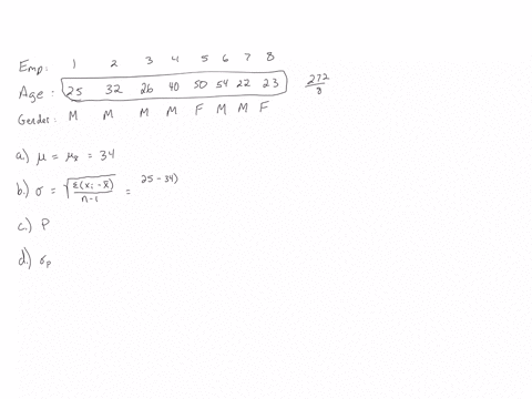 problems-7-a-simple-random-sample-of-8-employees-of-a-large-corporation-provided-the-following-information-employee-age-gender-m-2-23-m-26-4-50-determine-the-point-estimate-for-the-average-a-91085