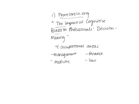 write-me-a-literature-review-paper-on-the-following-topic-with-references-and-citations-impact-of-cognitive-biases-on-professionals-decision-making