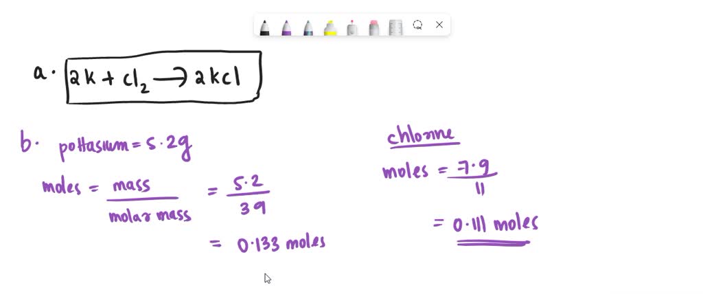 SOLVED: 2. Potassium chloride (KCl), a salt substitute often used by ...