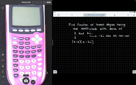1-find-a-function-px-of-least-possible-degree-having-real-coefficients-with-the-given-zeros-2-and-6i-91742
