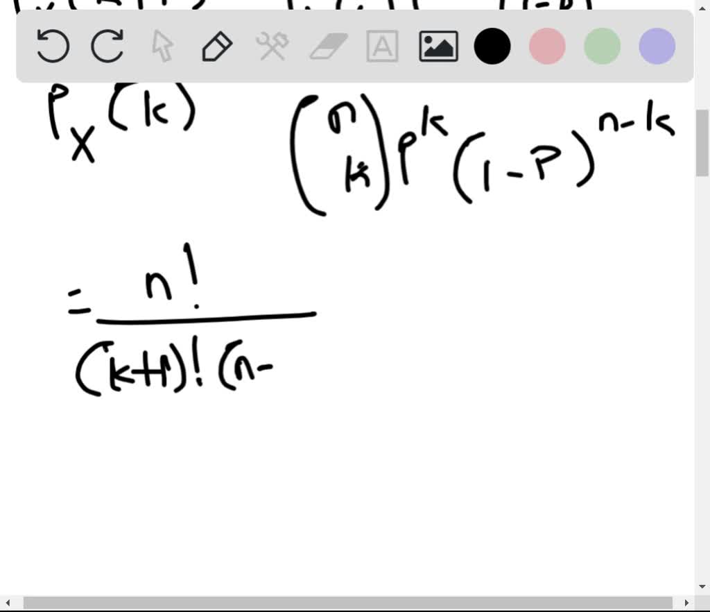 SOLVED:[difficult] Prove the PMF of a binomial inductively using ...