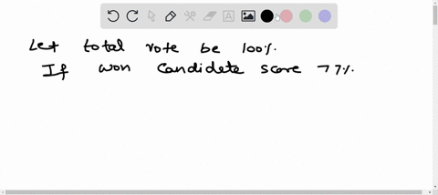 in-an-election-a-candidate-score-77-votes-and-won-by-majority-of-2160-votes-how-many-votes-were-cast-84465