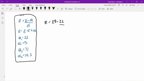 a-math-teacher-gives-two-different-tests-to-measure-students-aptitude-for-math-scores-on-the-first-test-are-normally-distributed-with-a-mean-of-22-and-a-standard-deviation-of-5-scores-on-the-70903