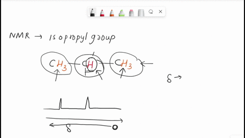 in-h-nmr-the-isopropyl-pattern-consists-of-a-two-triplets-at-different-6-values-triplet-and-quartet-large-doublet-and-small-multiplet-two-dloublers-centered-around-ppm-31176