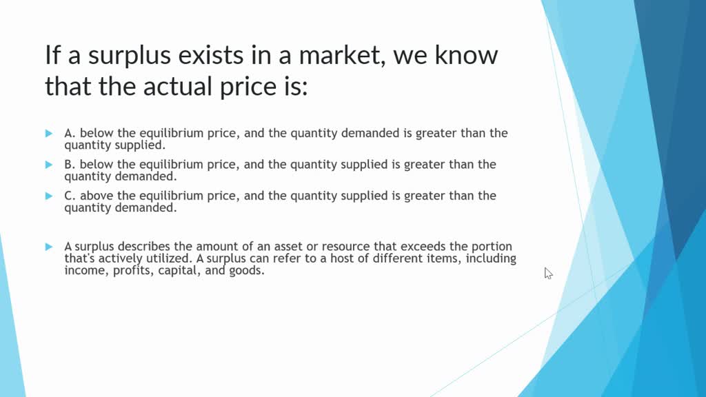 Solved: In A Market With Voluntary Transactions, Multiple Choice 