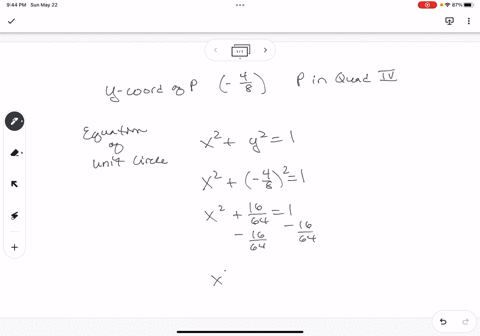 the-point-p-is-on-the-unit-circle-if-the-y-coordinate-of-p-is-8-and-pis-in-quadrant-iv-then-81544