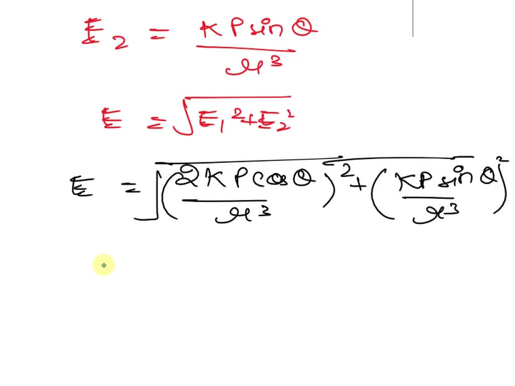 SOLVED: A dipole with charges +q and separation d is placed on the y ...