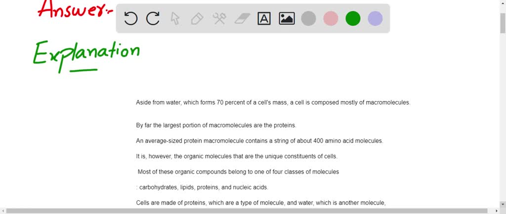 SOLVED: 'The diagram below represents a portion of a molecule found in ...