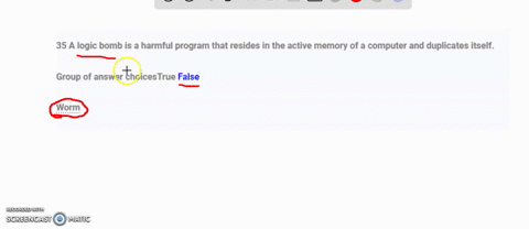 35-a-logic-bomb-is-a-harmful-program-that-resides-in-the-active-memory-of-a-computer-and-duplicates-itself-group-of-answer-choicestrue-false-59582