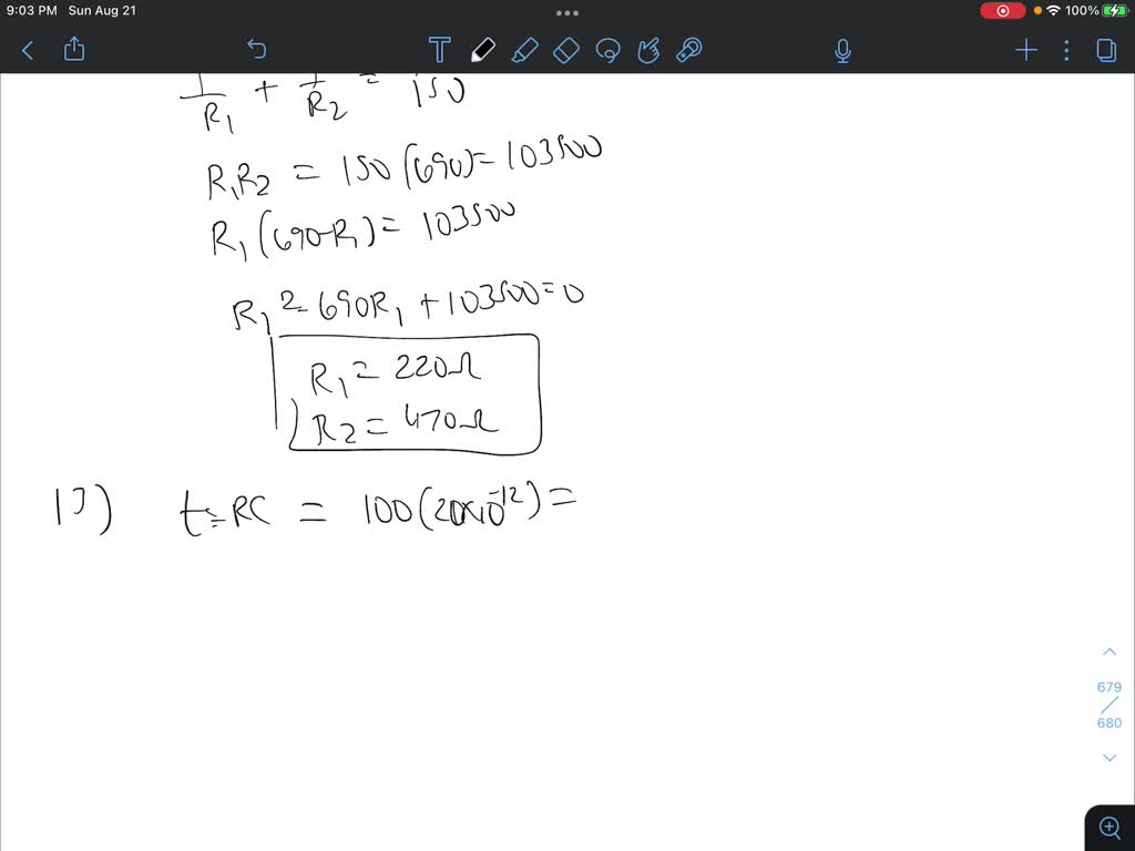 SOLVED '12. Two resistors connected in series have an equivalent