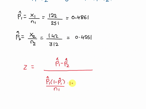 conduct-test-at-the-a-010-level-of-significance-by-determining-a-the-null-and-alternative-hypotheses-b-the-test-statistic-and-c-the-p-value-assume-the-samples-were-obtained-independently-fro-85757