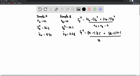 1-an-independent-samples-t-test-provides-the-following-data-size-of-sample-a-is-12-size-of-sample-b-is-12-sample-variance-for-sample-a-is-165-sample-variance-for-sample-b-is-191-what-is-the-44517