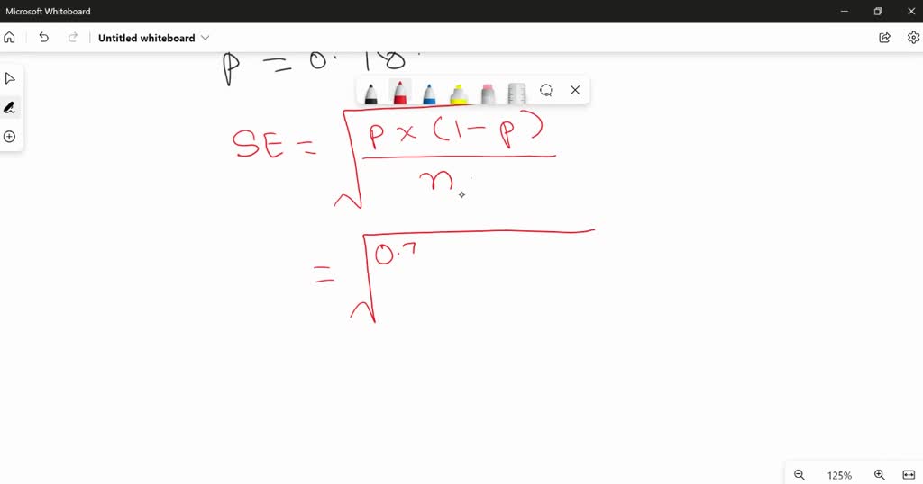 SOLVED Consider taking samples of size 80 from a population with