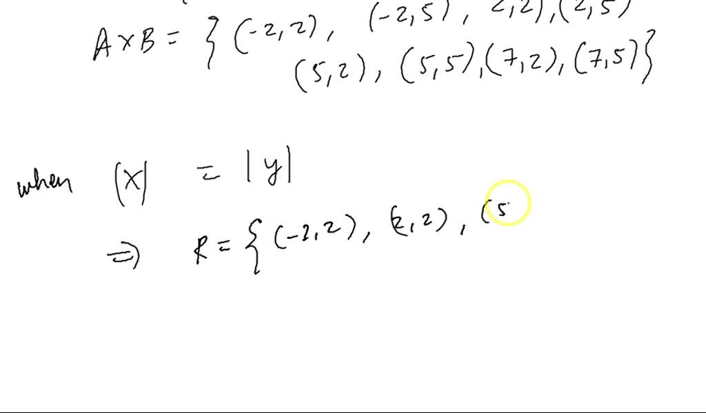 SOLVED: This Question Refers To Unions And Intersections Of Relations ...