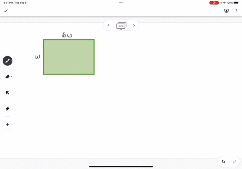 the-length-of-a-rectangle-is-six-times-its-width-let-w-denote-the-width-of-the-rectangle-what-polynomial-expression-represents-the-perimeter-of-the-rectangle-make-sure-to-only-use-the-variab-20415