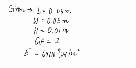 1-a-strain-gauge-utilizing-a-wheatstone-bridge-is-used-to-measure-the-force-applied-to-a-cantilever-beam-aluminum-the-force-f-applied-at-a-distance-l-for-the-cantilever-beam-a-calculate-the-88439