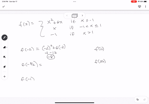evaluate-the-piecewise-defined-function-at-the-indicated-values-ix2-6x-ifx-1-fx-if-1-x-1-1-ifx-1-f-2-2-f-1-fco-f25-need-help-readlt-waltch-it-25-2-points-scolalg7-21035mi-use-the-function-t0-38225