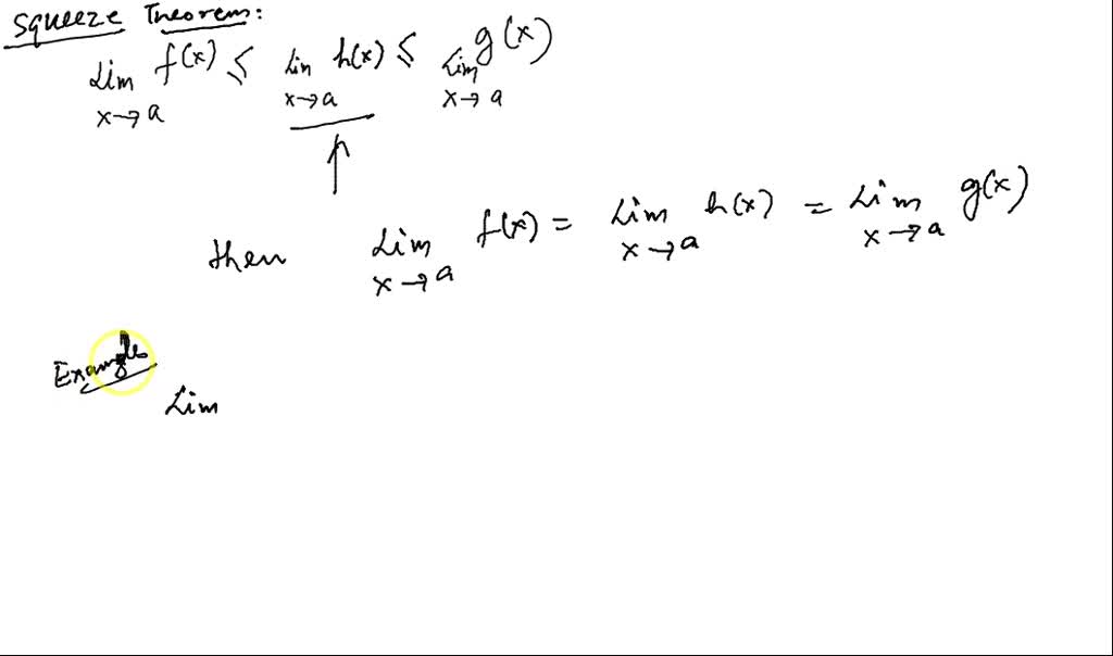 SOLVED: Can someone please explain the basics of squeeze theorem and ...